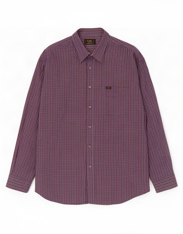 Cămașă pentru bărbați Lee 2XL, bumbac vichy multicolor