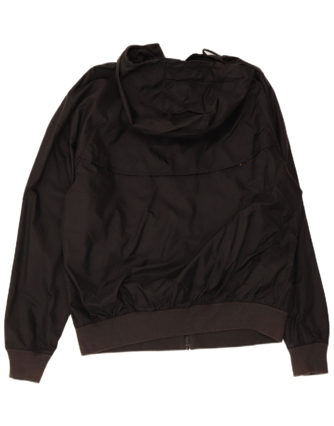 Jachetă de ploaie cu glugă Nike pentru bărbați UK 36 Nylon mic negru