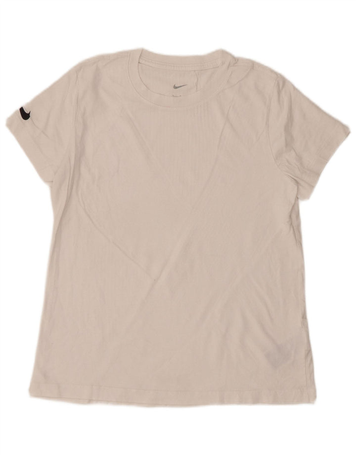 Tricou pentru femei NIKE Top UK 12 Medium White Bumbac