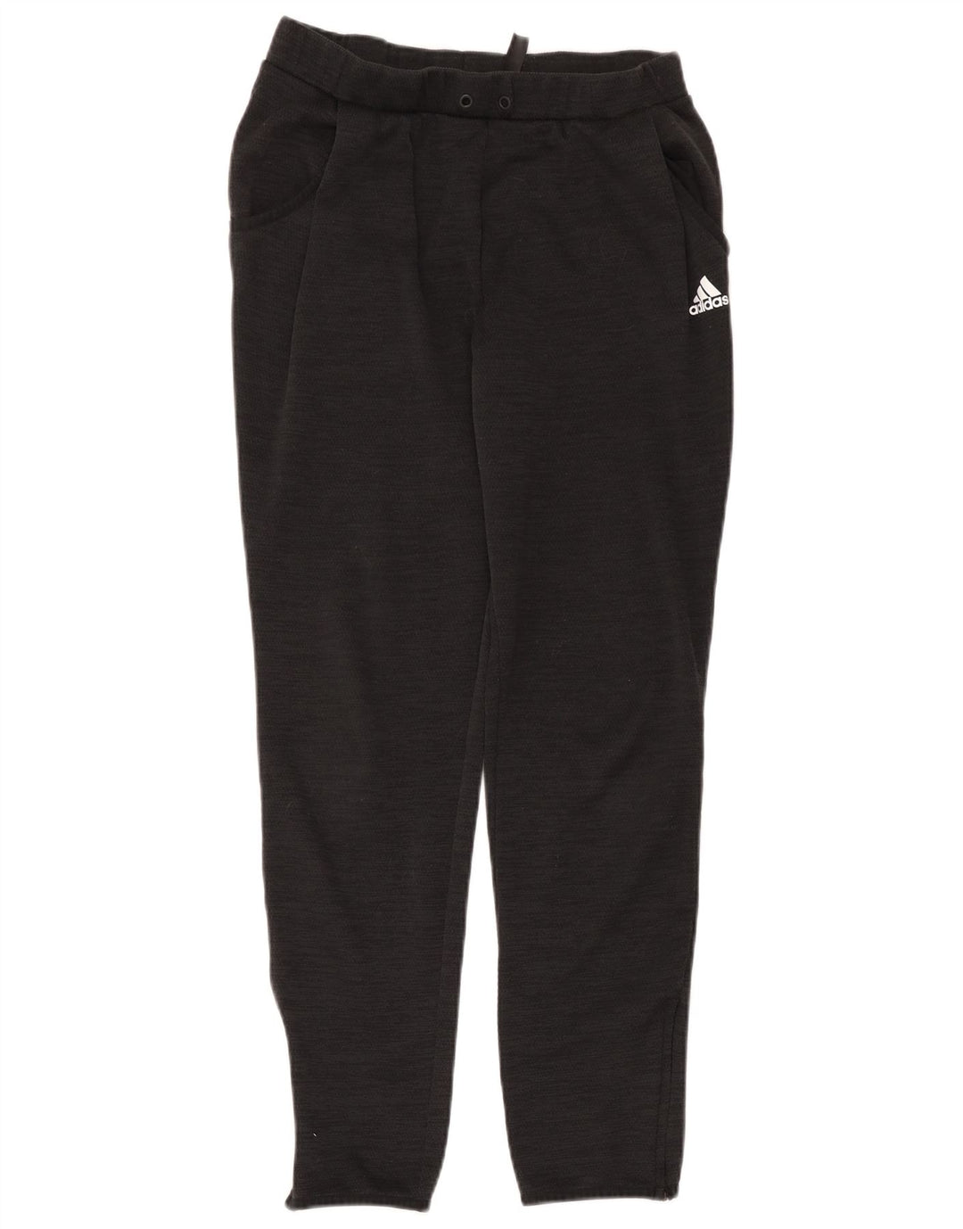 Pantaloni de trening Adidas pentru femei Joggeri UK 14 Poliester mediu negru