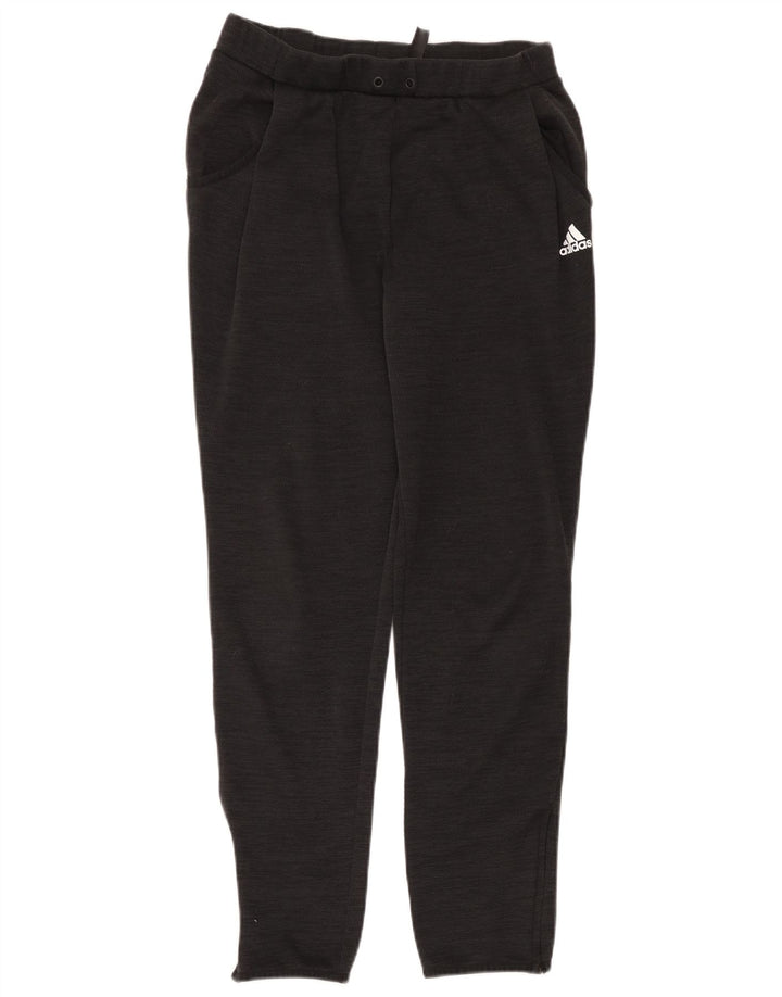 Pantaloni de trening Adidas pentru femei Joggeri UK 14 Poliester mediu negru