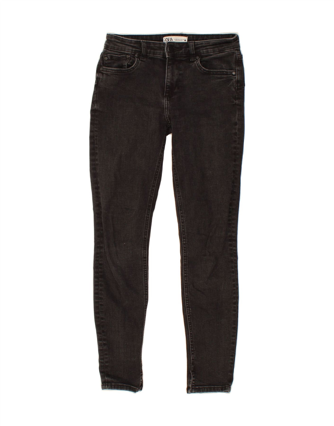 ZARA Womens Skinny Jeans US 4 Small W27 L28 Black Cotton Vintage Zara and Second-Hand Zara from Messina Hembry 