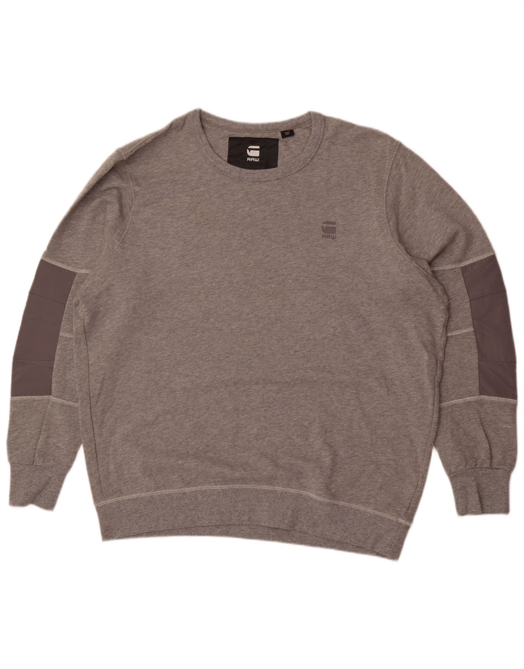 Pulover pentru bărbați G-Star, 2XL, bumbac color bloc, gri