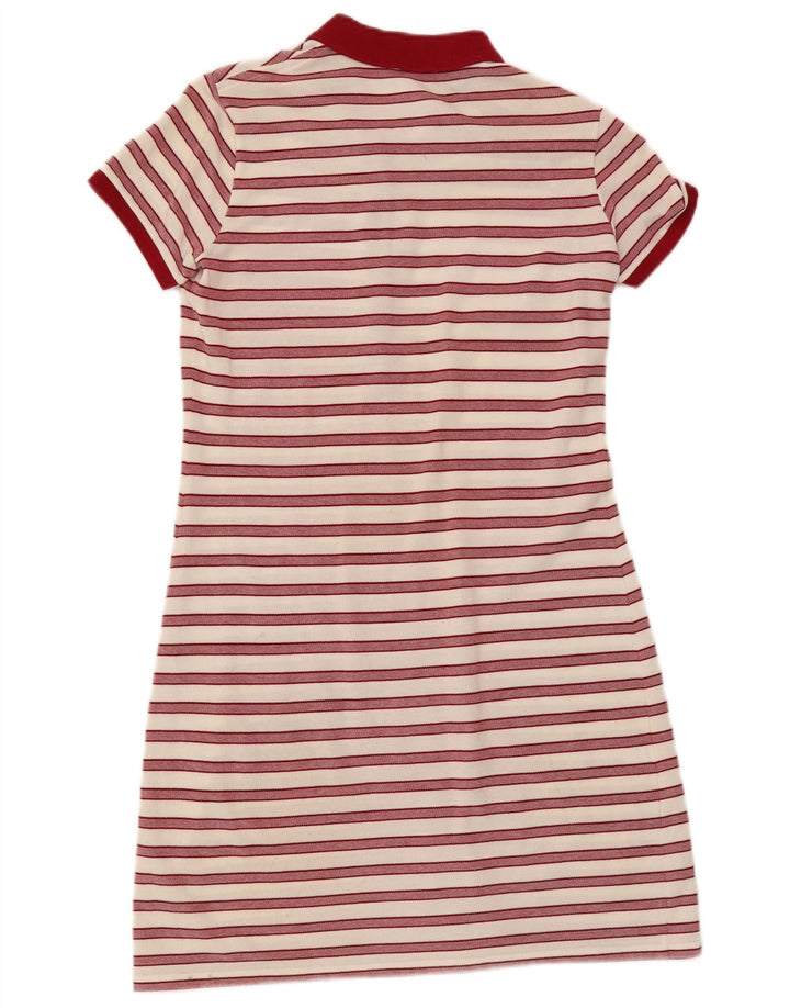Rochie polo pentru femei Lacoste Mărimea 38 Bumbac cu dungi albe medii