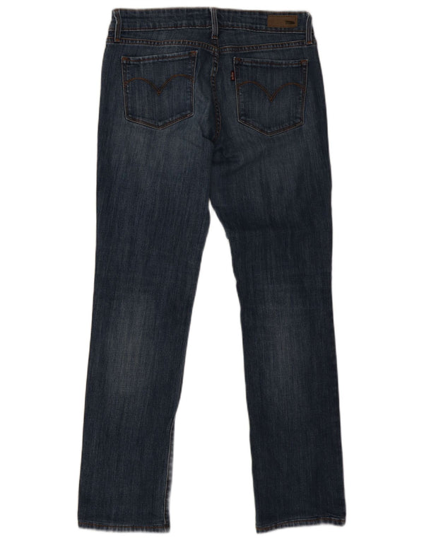 Blugi drepti Levi's Demi Curve Modern Rise US 2 XS W27 L30 Albastru