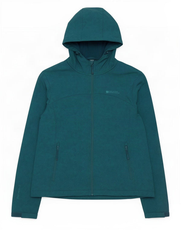 Jachetă Windbreaker cu glugă pentru femei Mountain Warehouse UK 18 XL Blue Geometric