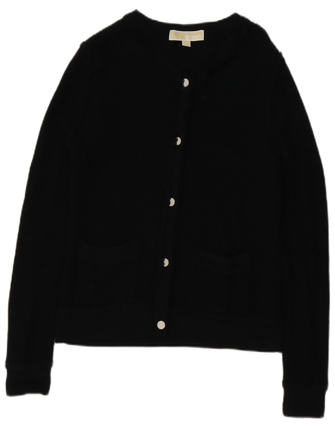Pulover cardigan pentru femei Michael Kors UK 14 Medium Negru