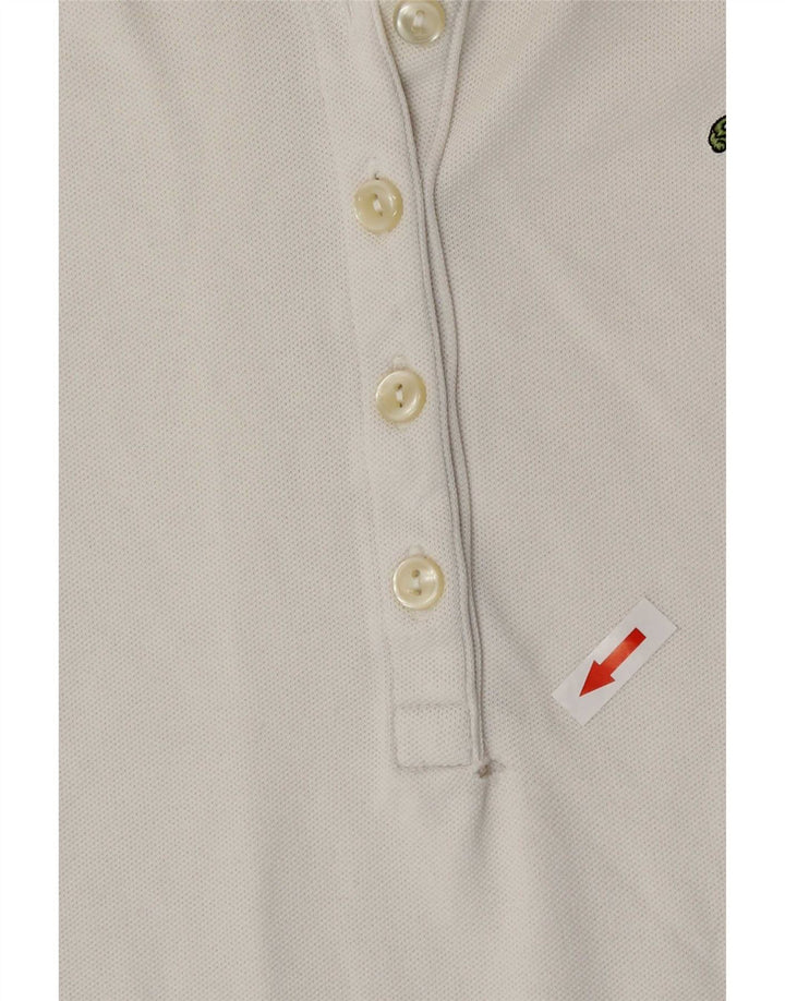 Tricou polo pentru femei Lacoste Mărimea 38 Medium White