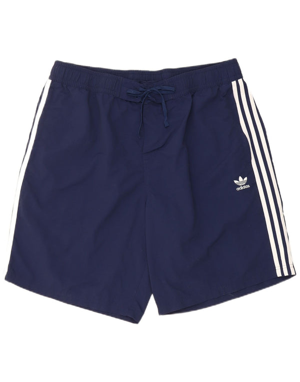 Pantaloni scurți de înot Adidas bărbați XL bleumarin poliester