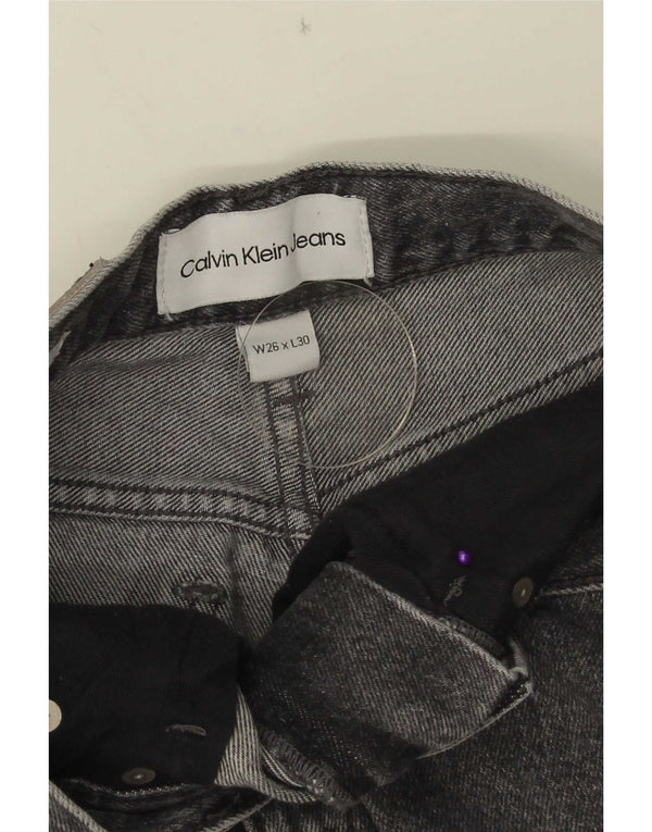 Blugi Calvin Klein pentru femei cu picioare largi W26 L28 gri
