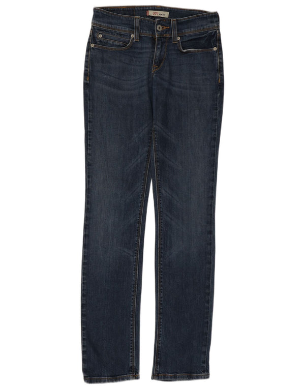 Blugi Levi's 571 Slim pentru femei W27 L34 Bumbac albastru
