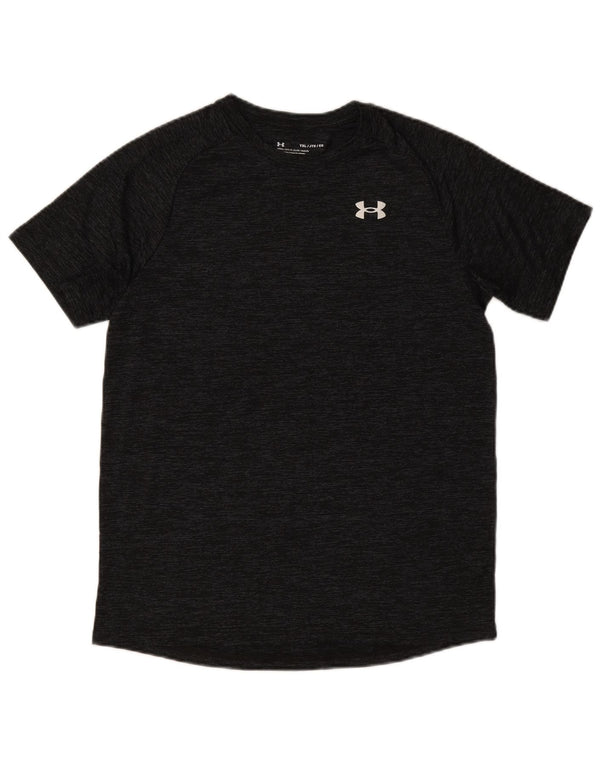 Tricou Under Armour Băieți Top 13-14 Ani XL Negru Flecked