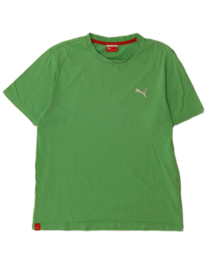 Tricou pentru bărbați Puma Top mic verde bumbac