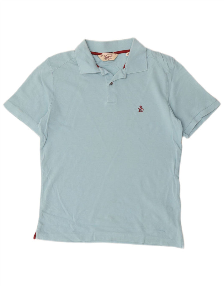 Tricou polo pentru bărbați Penguin Bumbac albastru mic