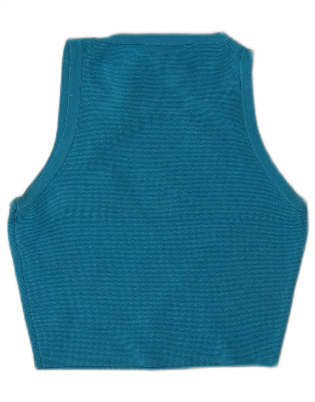 Top cu vestă pentru femei Zara UK 8 Small Blue Viscose
