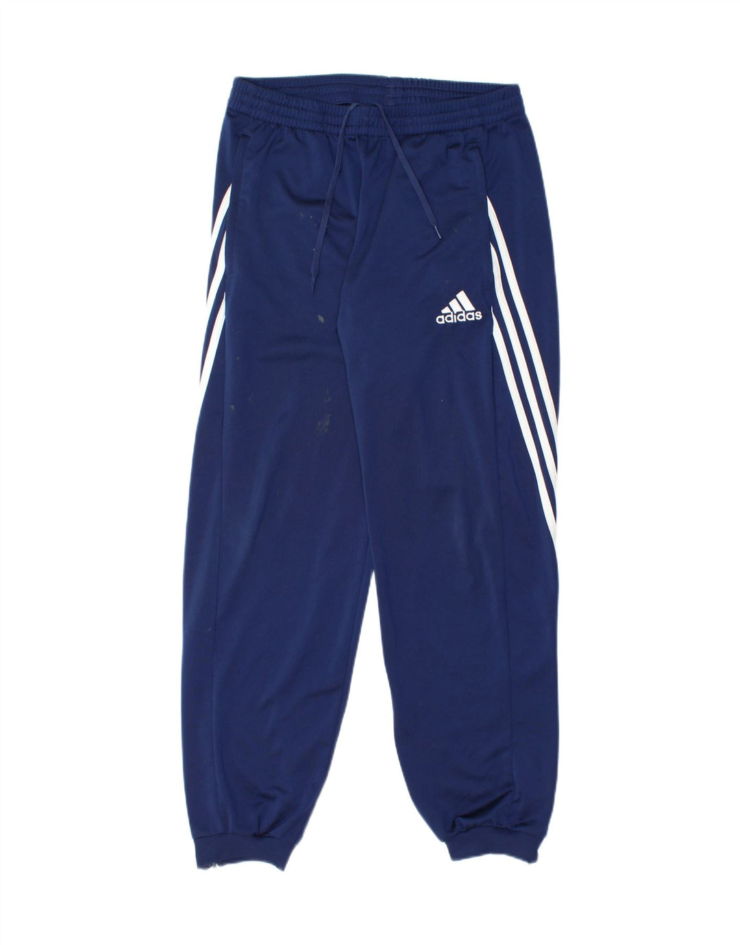 ADIDAS Mens Tracksuit Trousers Joggers Medium  Navy Blue Polyester Vintage Adidas and Second-Hand Adidas from Messina Hembry 
