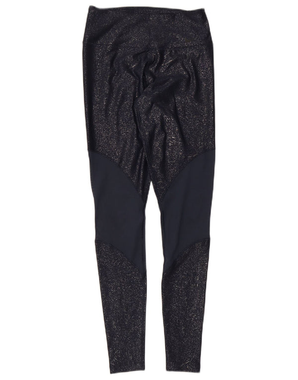 Leggings pentru femei Nike UK 4 XS bleumarin din poliester color bloc