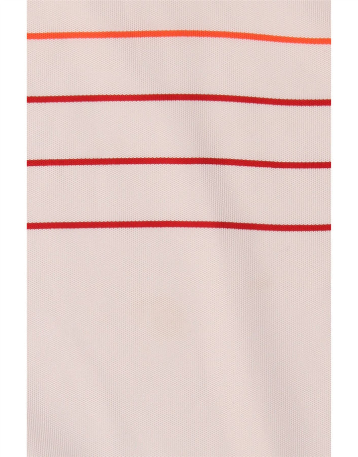 Cămașă polo Calvin Klein pentru bărbați, mare, alb, din poliester