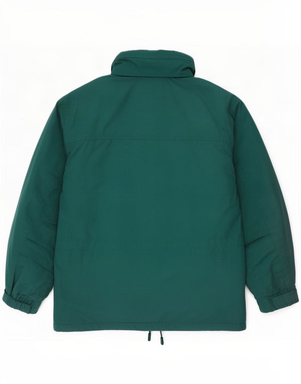 Fila Mens Windbreaker Jacket UK 42 XL Green Cotton