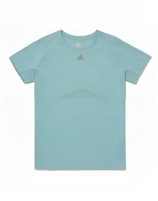 Tricou Adidas pentru femei Top UK 10 Small Blue Poliester