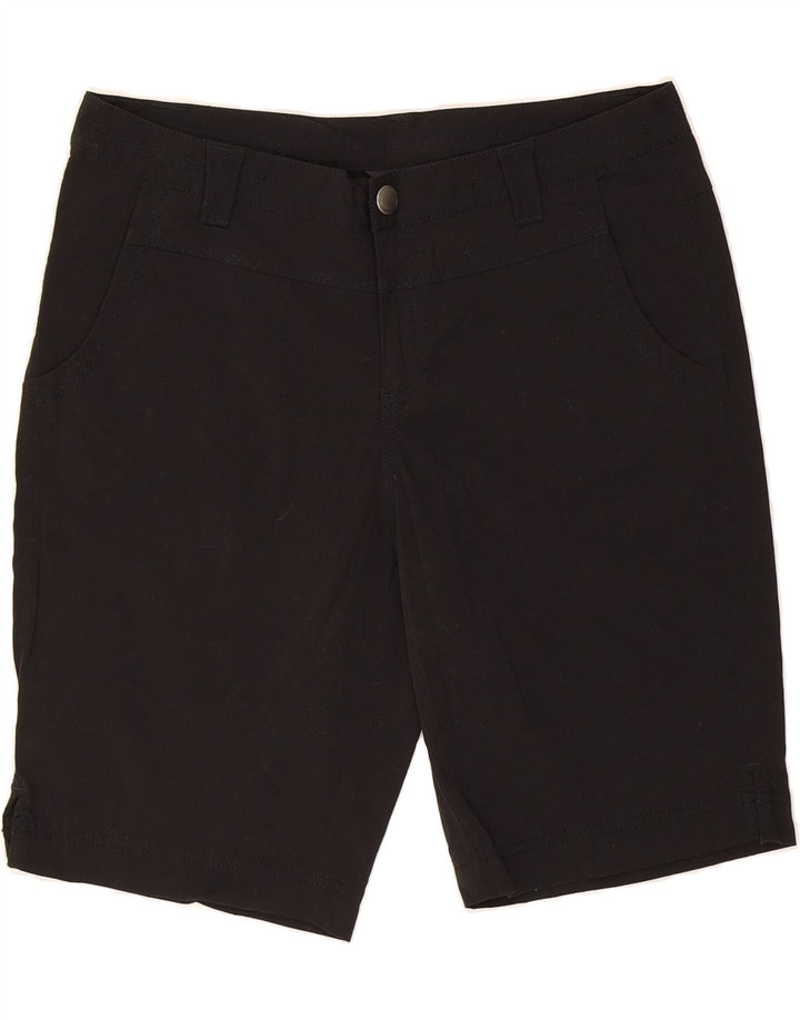 EDDIE BAUER Womens Chino Shorts US 6 Medium W30  Black Polyester Vintage Eddie Bauer and Second-Hand Eddie Bauer from Messina Hembry 