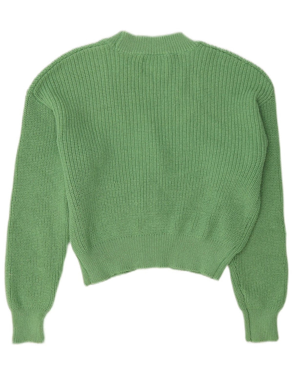 Pulover Crop Cardigan Fete Zara 13-14 Ani Poliester Verde