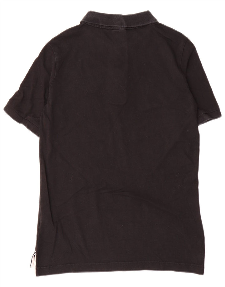 Tricou polo Nike pentru băieți 12-13 ani, mare, negru, bumbac