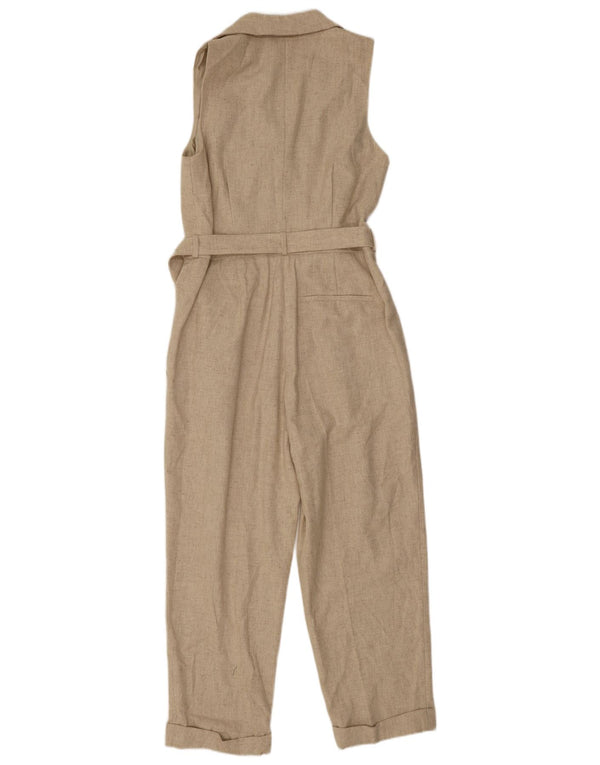 Salopetă fără mâneci pentru femei Reiss UK 12 Medium Beige Lână