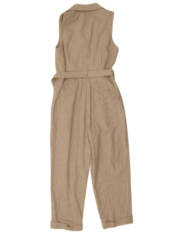 Salopetă fără mâneci pentru femei Reiss UK 12 Medium Beige Lână