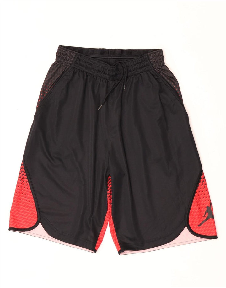 Pantaloni scurți sport Dri Fit Jordan pentru bărbați, negru mediu, poliester color bloc
