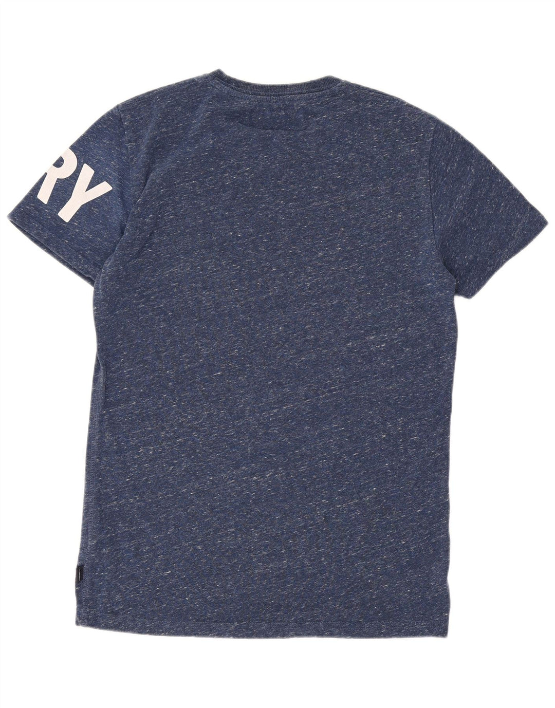 Tricou grafic pentru bărbați Superdry Top mic, albastru marin, poliester pătat