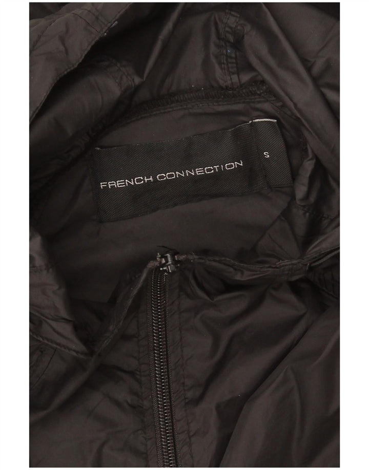 Jachetă de ploaie cu glugă pentru bărbați French Connection UK 36 Small Black