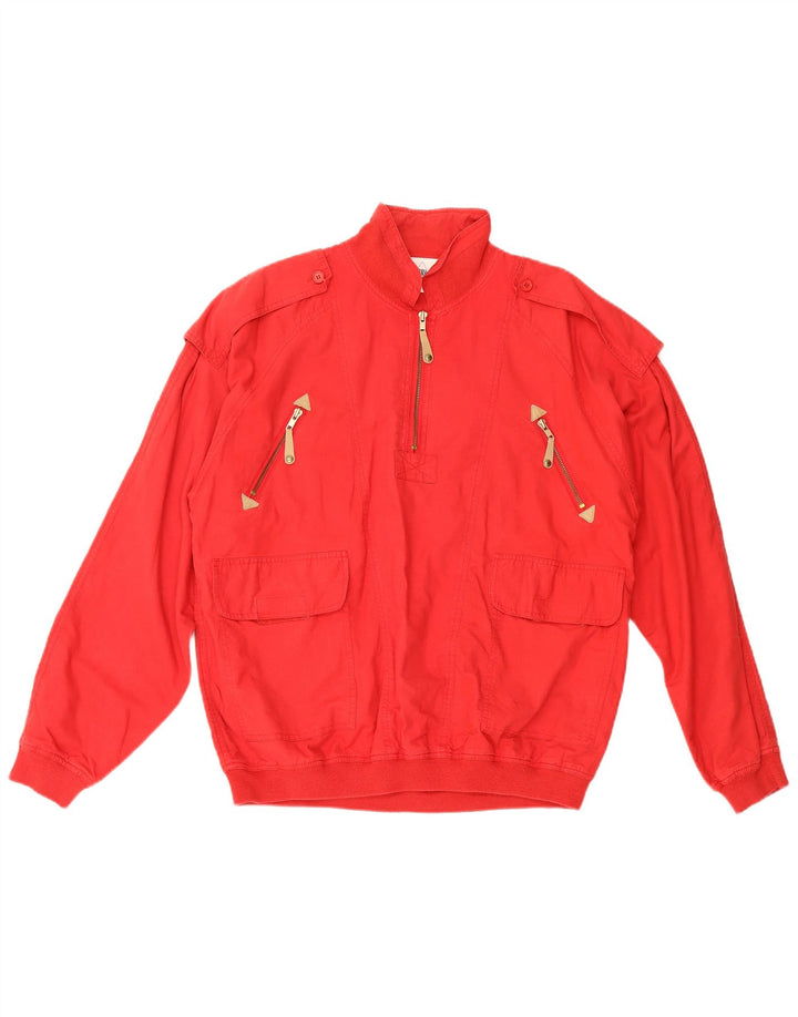 C&A New Fast Military Anorak Jachetă pentru bărbați EU 48/50, bumbac roșu mediu