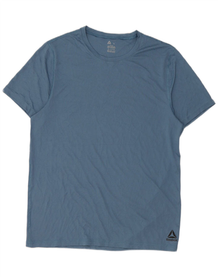 Tricou Reebok pentru bărbați Top mare, albastru, poliester