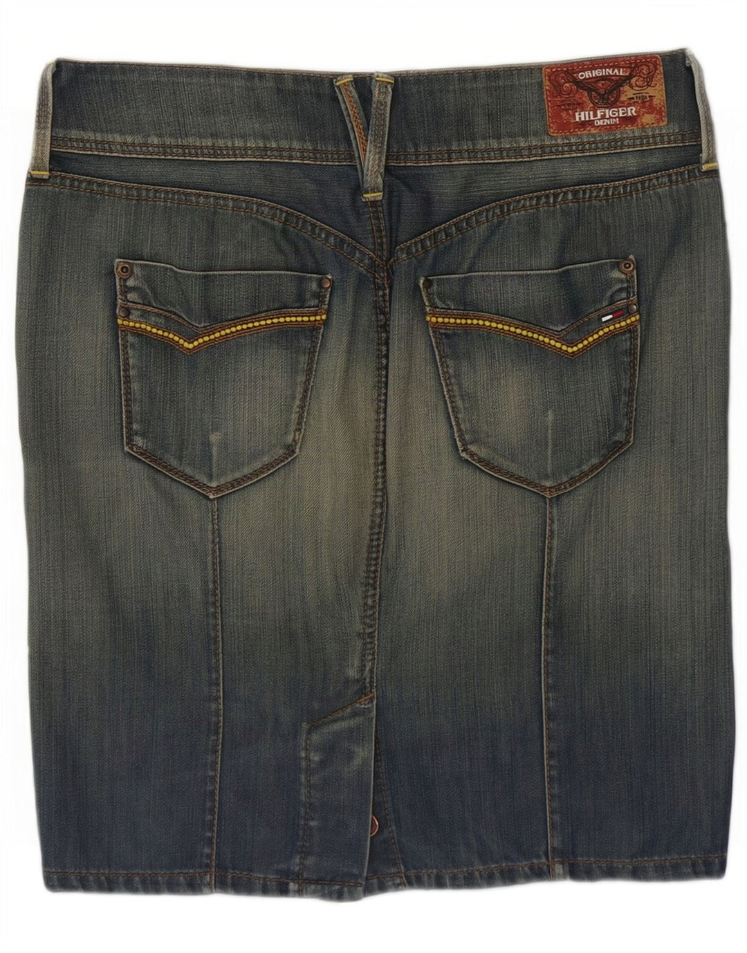 Fusta Tommy Hilfiger pentru femei Sonora Denim Medium W34 Bumbac albastru