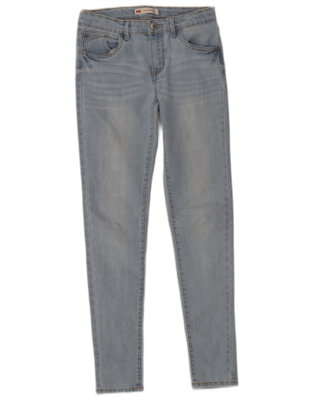 Jeans Levi'S 710 Super Skinny pentru fete 11-12 ani L28 L27 Bumbac albastru