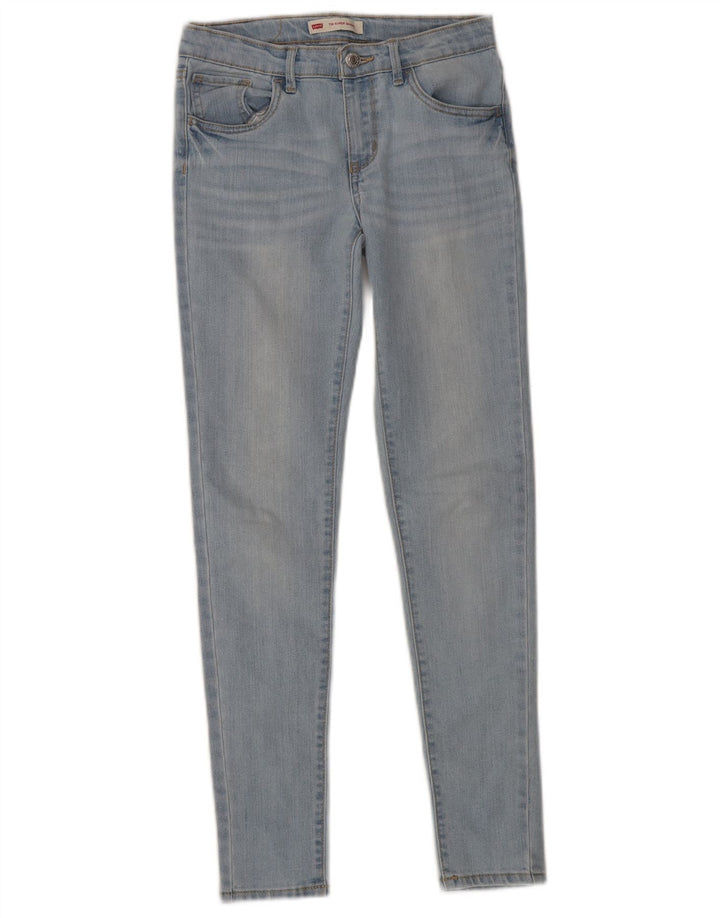 Jeans Levi'S 710 Super Skinny pentru fete 11-12 ani L28 L27 Bumbac albastru
