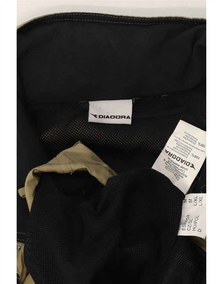Jachetă de ploaie DIADORA pentru bărbați, cu o formă lejeră, UK 38 Medium Kaki Poliamidă