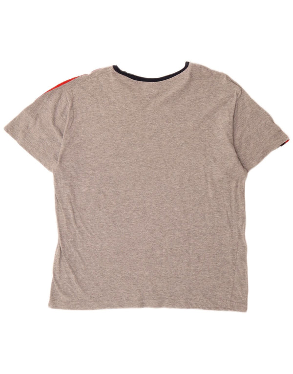 Tricou Bărbați Lotto Top XL Gri Bumbac Colorblock