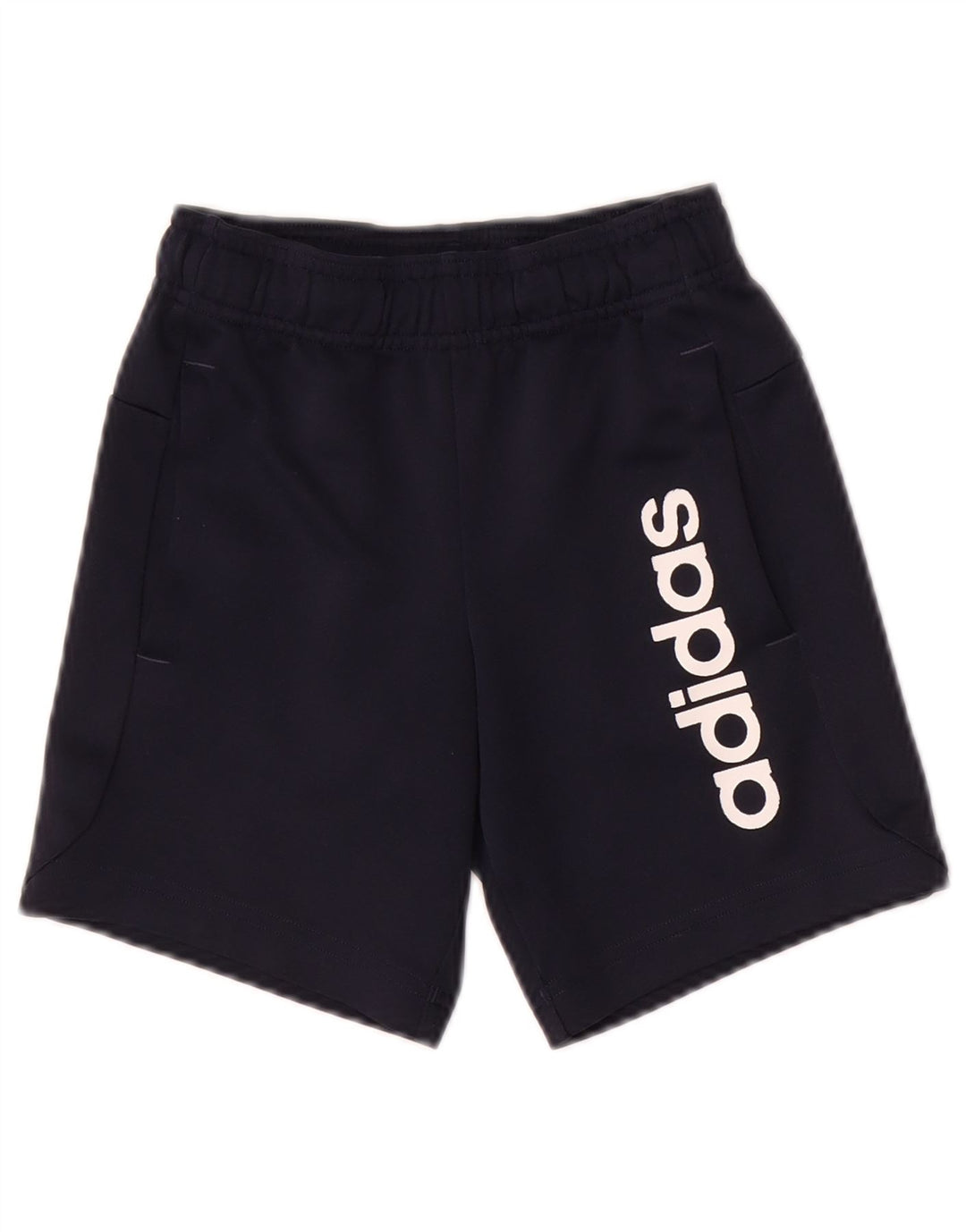 Pantaloni scurți sport grafic ADIDAS pentru băieți 7-8 ani bleumarin