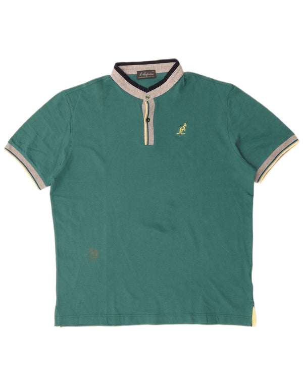 AUSTRALIAN L'ALPINA Tricou polo pentru bărbați IT 54 XL Bumbac verde