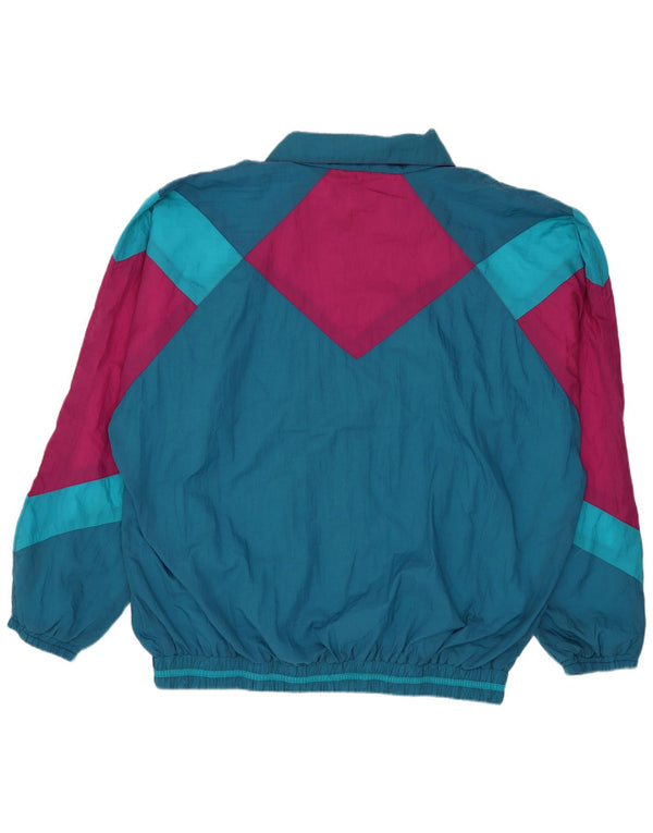 Jachetă de trening pentru bărbați Rucanor Mărimea 44/46 XL Nailon color bloc albastru