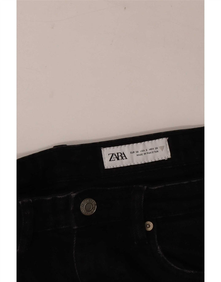 Blugi tăiați pentru femei Zara EU 38 Mici W28 L25 Negri