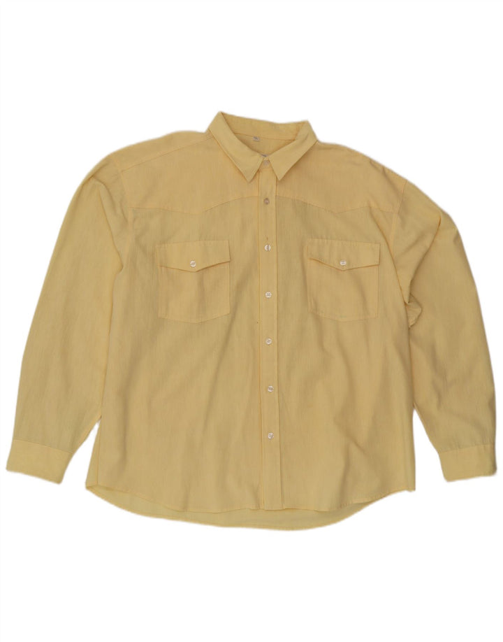 ARIZONA JEANS Cămașă pentru bărbați Mărimea 45/46 XL Bumbac galben