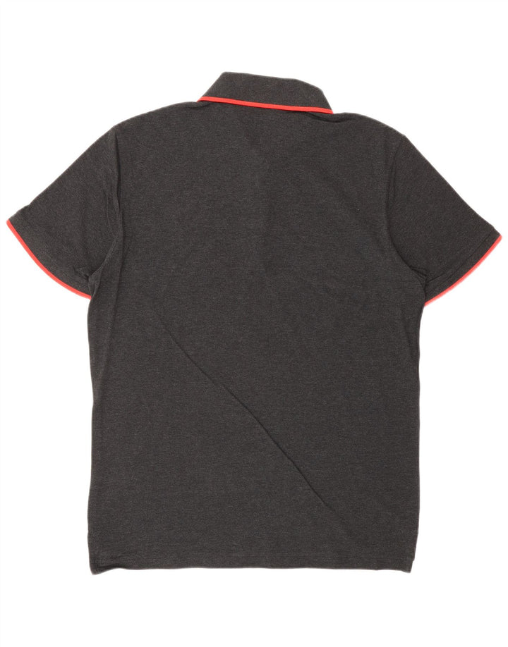 Tricou polo PUMA pentru bărbați, bumbac gri mediu