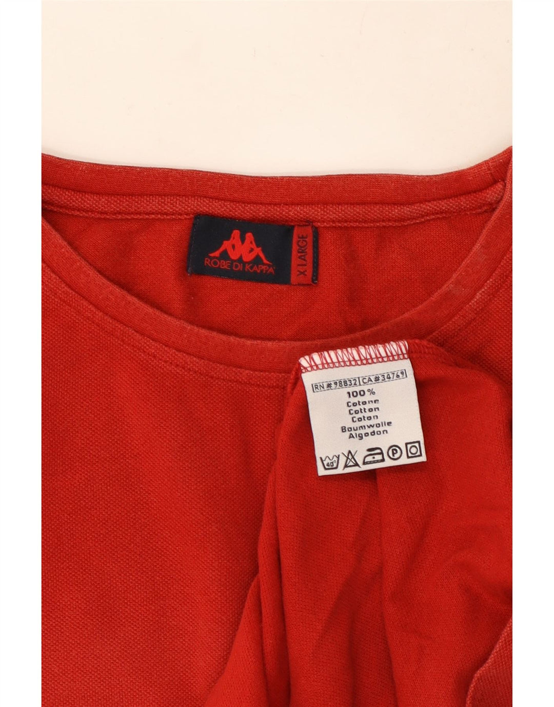 Tricou Bărbați Kappa Top XL Bumbac Roșu