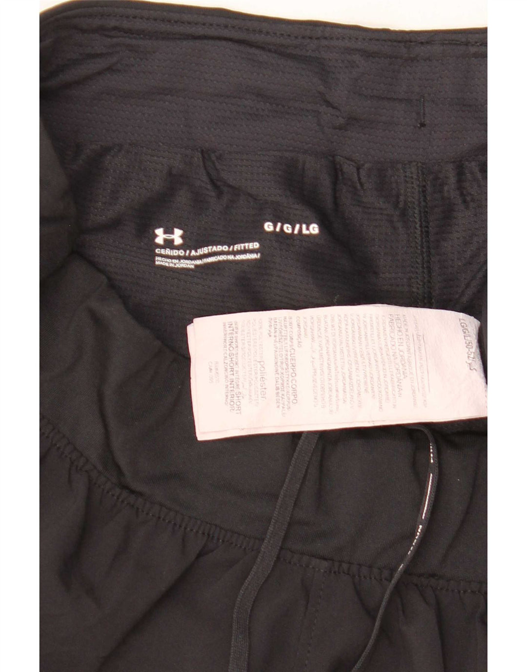 Pantaloni scurți sport Under Armour pentru femei UK 14, mari, negru, poliester