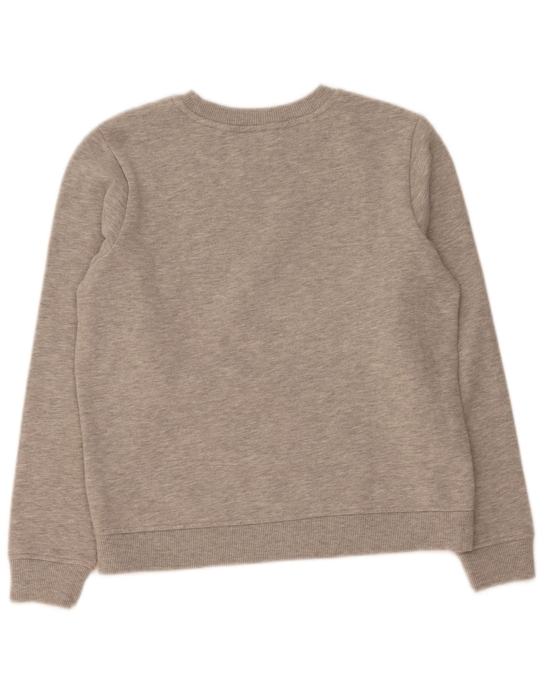 TOMMY HILFIGER Womens Oversized Sweatshirt Jumper UK 10 Small Grey Cotton