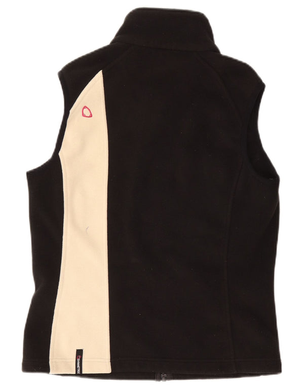 Musto pentru femei Fleece Gilet UK 12 Medium Black Colorblock Poliester