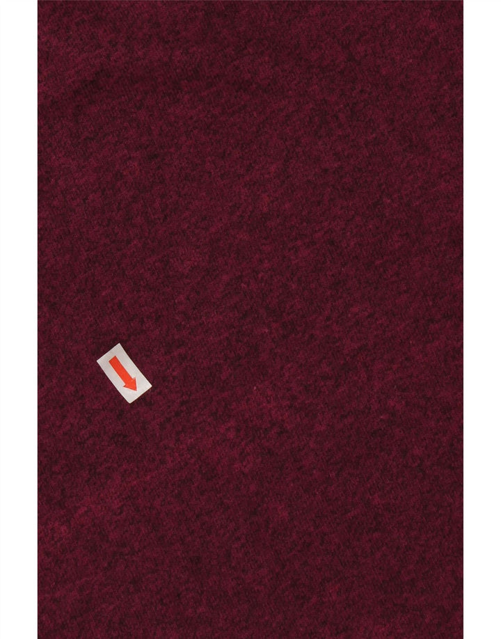 Tricou pentru bărbați Asics Top mare din bumbac cu pete burgundy